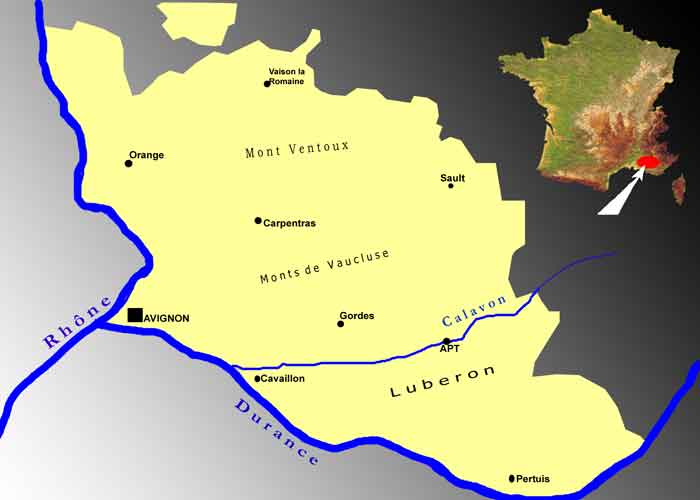 d&eacute;partement du Vaucluse
cliquer pour voir le Pays d'Apt